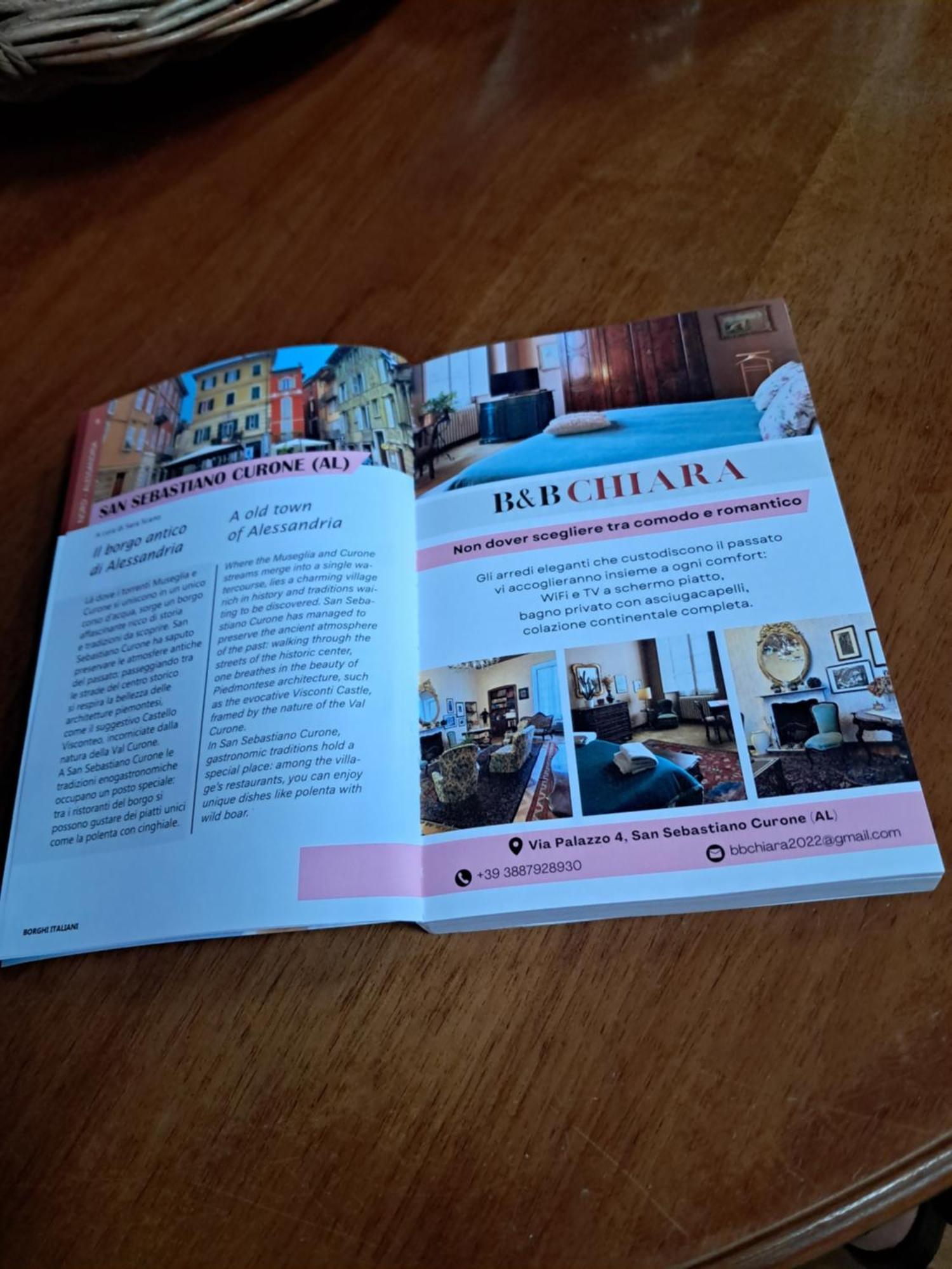 Bed & Breakfast Chiara San Sebastiano Curone Exterior photo